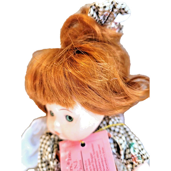 Show Stoppers Porcelain Dolls 6" Redhead Angel Collectible Doll - Picture 3 of 9